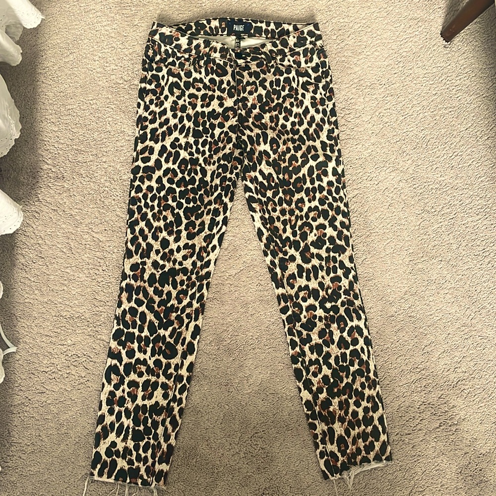 Paige brand animal print jeans